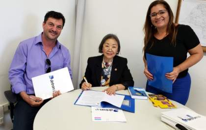 Tamiko assina convênio de equipamentos e serviços para melhorias no trânsito