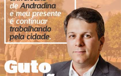 Mensagem do vereador Guto Marão