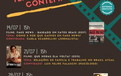 Cine Debate apresenta tema “Fake News” no calendário de festejos