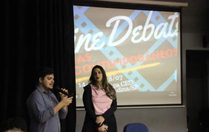 Debate com linguagem audiovisual leva público à Praça CEU