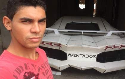 Apaixonado por carros esportivos, mecânico transforma Uno em 'Lamborghini' e veículo vira atração em MT:'Sonho realizado'