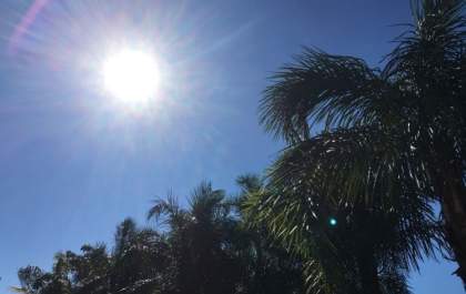 Com mínima de 13º C, quinta-feira será de sol em Três Lagoas