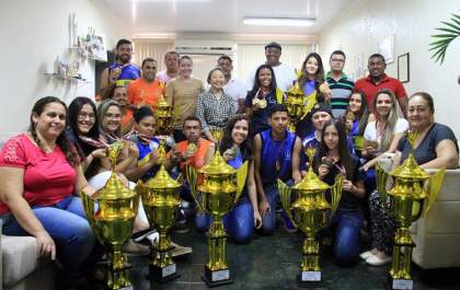 Tamiko recepciona atletas dos Jogos Regionais