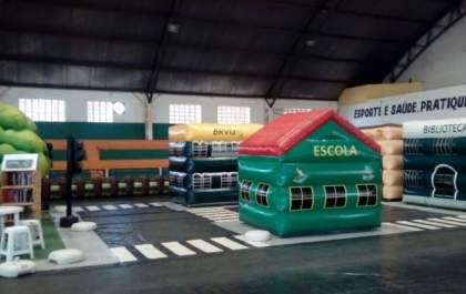 Via Rondon “constrói” minicidade em Castilho para Educação no trânsito