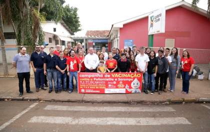 Campanha contra pólio protege crianças em Andradina