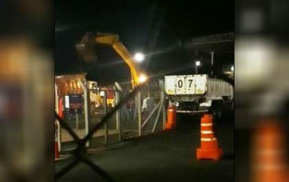 Funcionário de usina de asfalto morre esmagado por caçamba