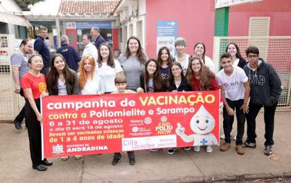 Palestra sobre campanha de vacinação de Poliomielite acontece nesta quarta