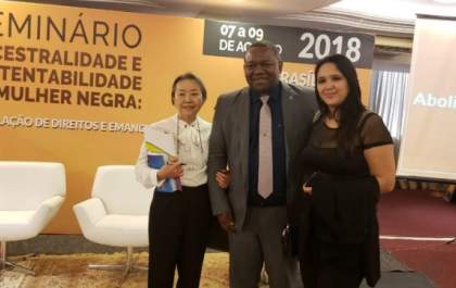 Em Brasília, Tamiko discute políticas públicas para as mulheres negras