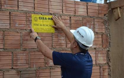 Até 31 de agosto, Crea fiscalizará 2,3 mil obras e empresas em 36 cidades de MS