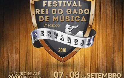 Inscrições para o Festival Rei do Gado estão nos últimos dias