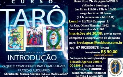 Inscrições para Curso de Tarô vão até esta segunda-feira