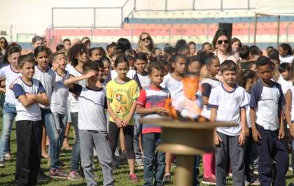 Competição de atletismo é complemento do desenvolvimento infantil dos alunos em Andradina