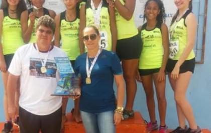 Meninas vencem todas as modalidades e conquistam primeiro lugar em Estadual de Atletismo