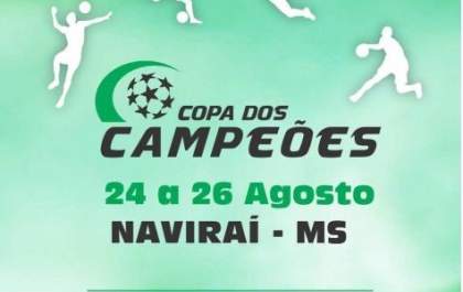 Atletas de Três Lagoas se preparam para fase final da Copa dos Campeões em Naviraí