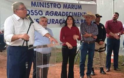 Com autorização do ministro Marum, DNIT dá início as obras de restauração da rodovia BR-262