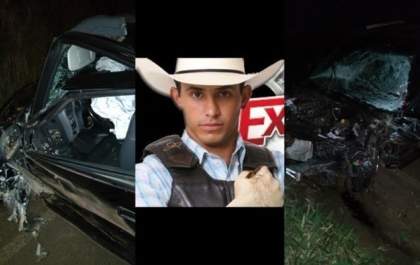 Peão de rodeio morre em acidente em vicinal