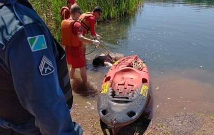 Corpo de idoso sumido é encontrado boiando em lago de pedreira