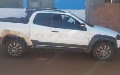 PM recupera em MS picape Strada furtada em Goiás