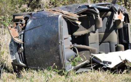 Idosa morre depois de ser arremessada em capotagem na MS-162