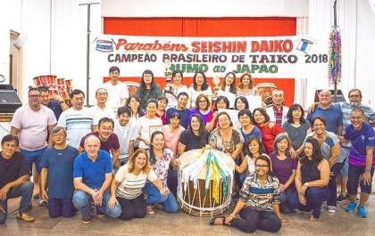 Tradição. Taiko de Dracena é o melhor do Brasil na categoria junior