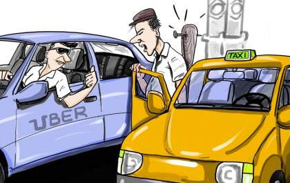 Uber x Táxi