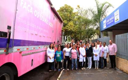 Mulheres podem agendar exames de mamografia gratuitamente na carreta do Hospital de Amor