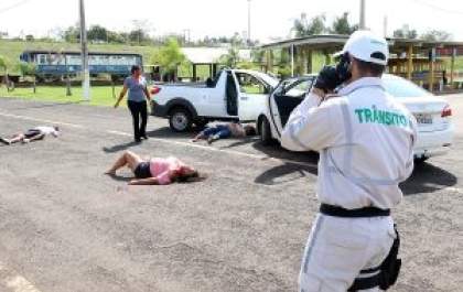Equipes de atendimento em acidentes de emergências participam de simulado em Três Lagoas