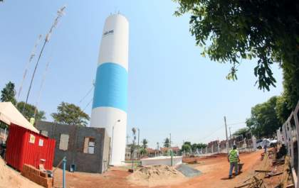 Águas Andradina investe em obras para aumentar reservação de água no município