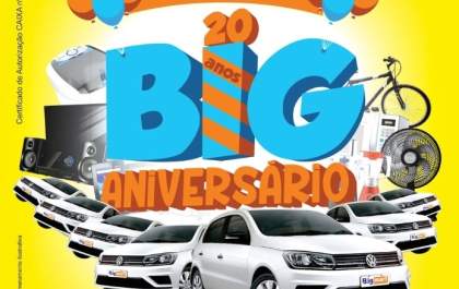 BIG MART inova e lança promoção de ANIVERSÁRIO