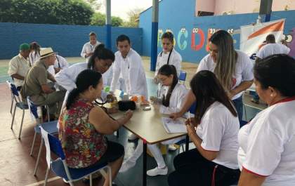 ESF Paranapungá promove ação de saúde para a comunidade na Escola do Bairro
