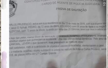 Comissão exclui prova de digitação do concurso da Polícia Civil de MS