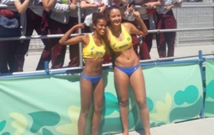 Aninha e Thamela vencem dupla do Canadá