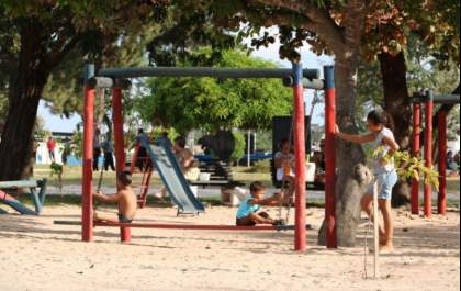 Três Lagoas realiza Domingo Kids no Balneário Municipal “Miguel Jorge Tabox”