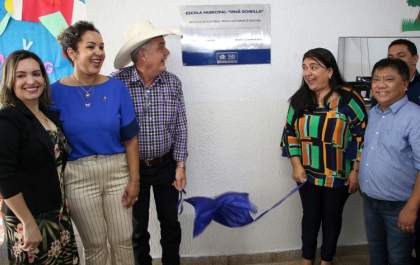 Escola Municipal Irmã Scheilla recebe entrega de benfeitorias pela Prefeitura de Três Lagoas