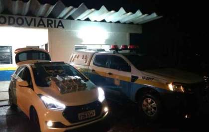 Condutor de Hyundai é preso com carregamento de cocaína avaliada em R$ 400 mil