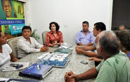 Marcia garante apoio aos moradores da NOB