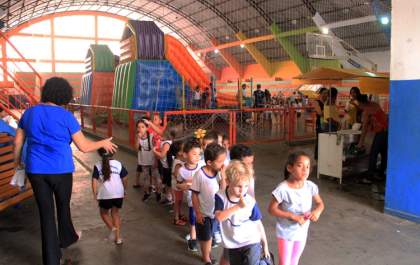 Festival Recreativo marca o fim do mês das crianças para alunos do Governo de Andradina
