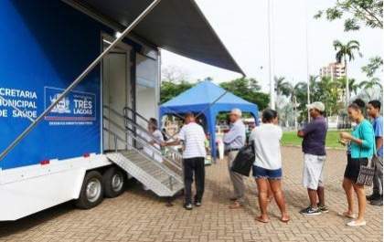 Saúde de Três Lagoas leva Trailer Odontológico aos moradores de ranchos do Sucuriú