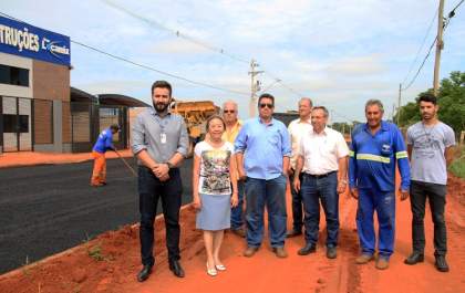 Governo de Andradina continua investimentos para fortalecer Parque Empresarial