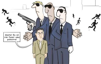 Visita do juiz federal Odilon foi tema da nossa charge!