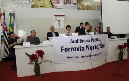 Em audiência fica garantida a Ferrovia Norte-Sul na região