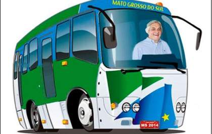 Em resposta a Puccinelli, Delcídio faz convite no twitter para entrarem no seu 'busão'