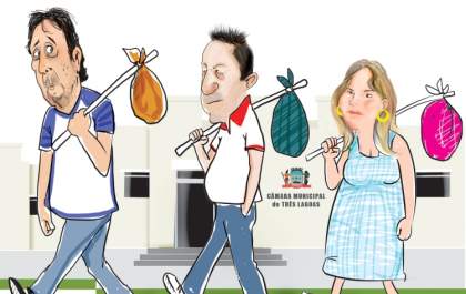 Charge do dia: A fila anda...