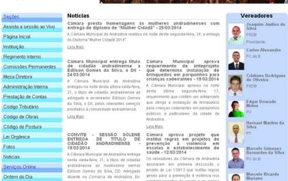 Ordem do Dia da Câmara Municipal de Andradina já pode ser visualizada na íntegra no site oficial