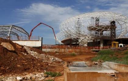 Para garantir agilidade na conclusão do Aquário do Pantanal empresas reforçam obras