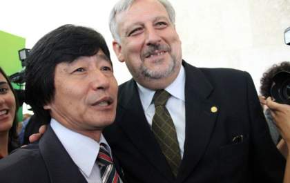 Jamil participa das posses de Berzoini e Ideli feita pela presidente Dilma