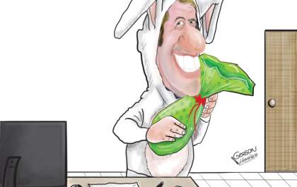Charge - Feliz Páscoa