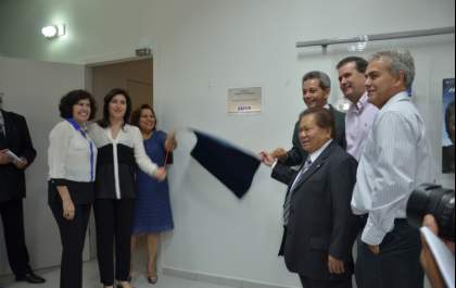Simone Tebet participa da inauguração da agência Cidade das Águas, da Caixa Econômica Federal