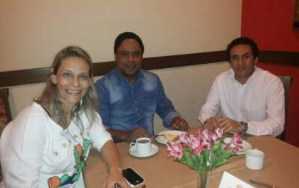 Ex-ministro Orlando Silva está em visita a região