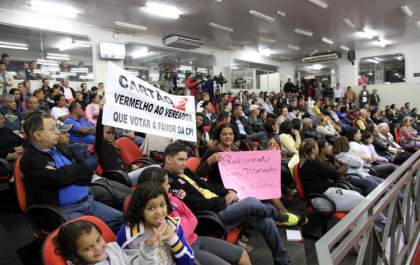 Vereadores rejeitam formação de CP por maioria de votos
